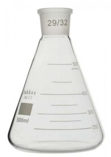 Fiole Erlenmeyer - Col rodé VB 3.3