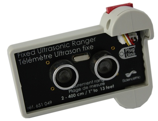[651049-S03049] Capteur Plug'Uino® - Télémètre à ultrasons fixe