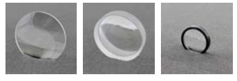 Lentille de précision +/-2% en verre K9 - Diamètre 80 mm